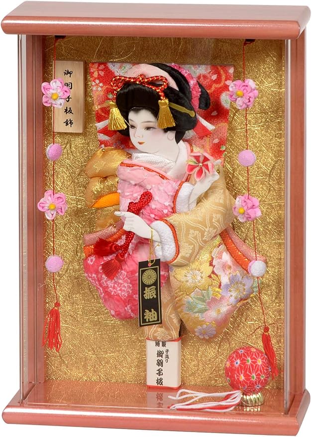 Amazon 羽子板 壁掛け 8号 コンパクト アクリル 額飾り 正月飾り おもちゃ