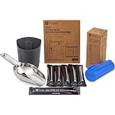 GE Profile Opal Upgrade Kit for Nugget Ice Maker, Includes Stainless Steel Scoop + Magnetic Holder, Scale Inhibiting Filter, Descaling 6 Pack Powder Kit