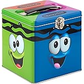 The Tin Box Company XL Storage Tin with Handle, Crayola