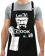 LINEN CLOSET Funny BBQ Apron for Men 2 Pockets Large 32x23 Kitchen Chef Gift view 1