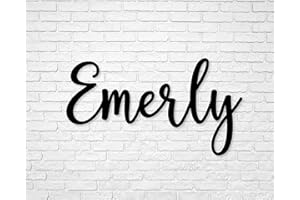 Custom Wooden Name Sign | Paint Included | Personalized Natural Birch Wood Sign | Wedding/Engagement Gift | Over Crib Sign | 