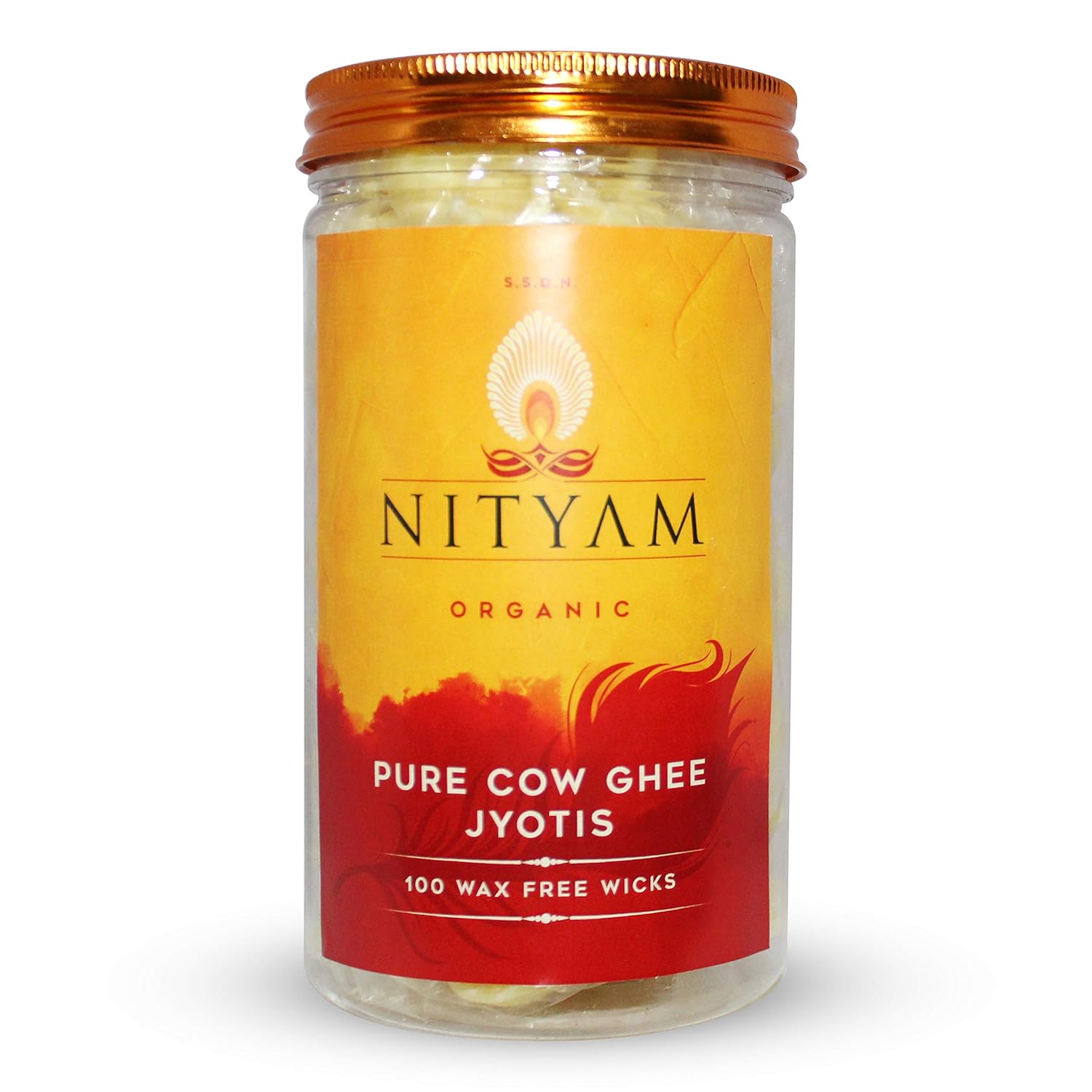 Buy Nityam Wicks Soaked in Pure Cow ghee Ghee Wicks/Readymade Ghee