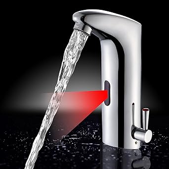 Automatisches Badezimmer Infrarot Wasserhahn, Waschbecken Wasserhahn