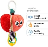 LAMAZE Archer The Apple Clip on Pram Toy Multicoloured Sensory Toy 0-24m view 6