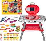 Play-Doh Sizzlin’ BBQ Grill Playset 74 cm Tall Lights Sizzling Sounds 17