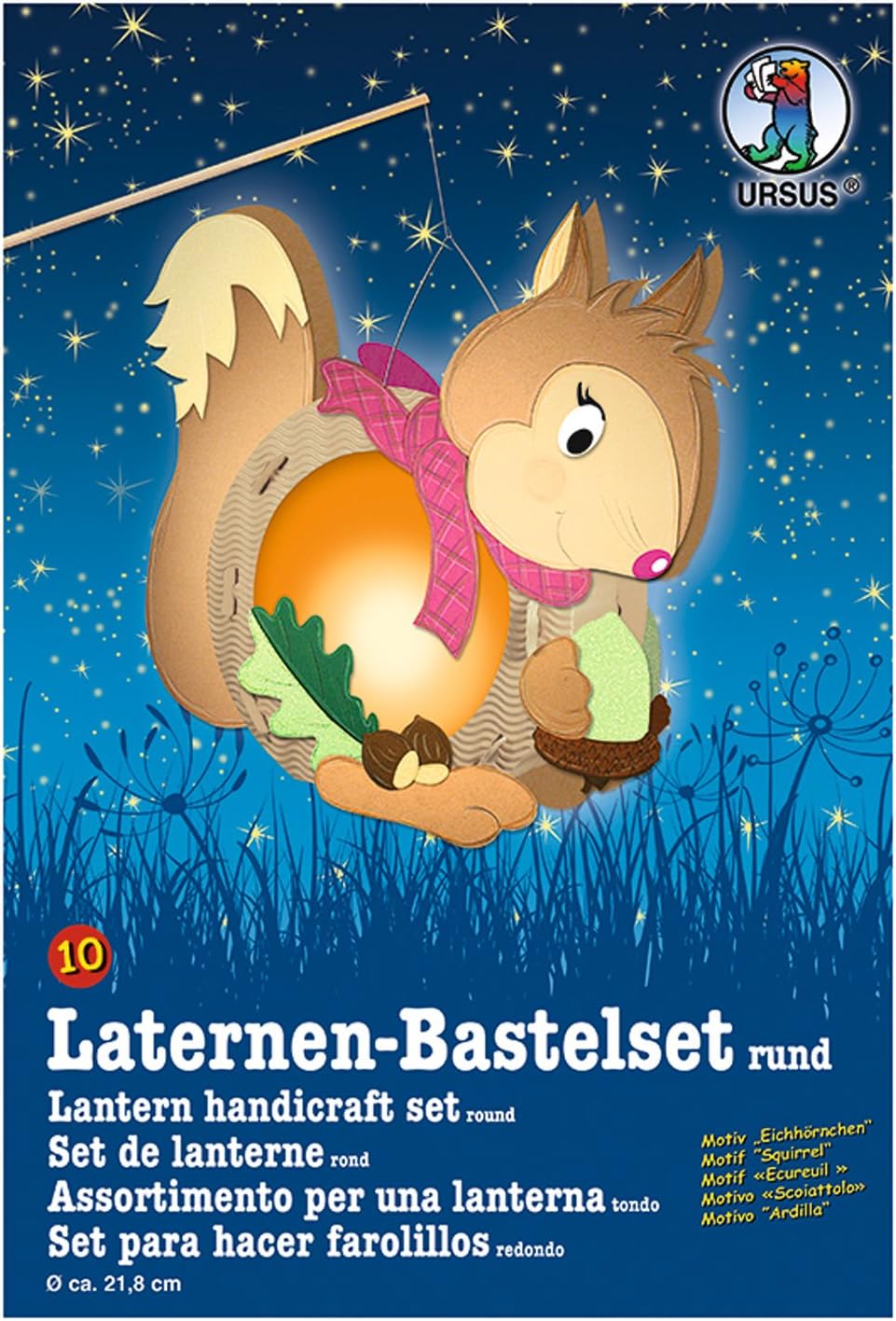 Ursus Lantern Craft Kit, Squirrel, nur Bastelset