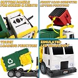 JOYIN Garbage Truck Toy with Lights Sounds Front Loader 3 4 5 6 7 8+ view 5