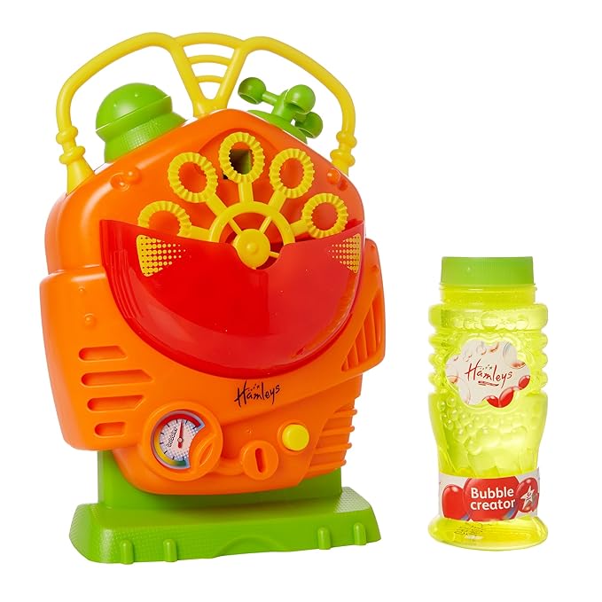 Buy Hamleys Bubble Factory/Bubble Creator Toy, Orange/Green Online at