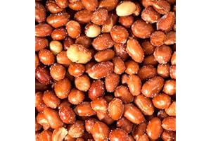 SWEETGLOB Roasted and Salted Red Skin Spanish Peanuts, Cacahuate Snacks (Roasted & Salted Peanut, 1 Pound)