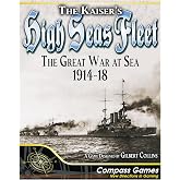 Compass Games The Kaiser's High Seas Fleet, WWI Naval Strategy Board Game, for Adults 18+