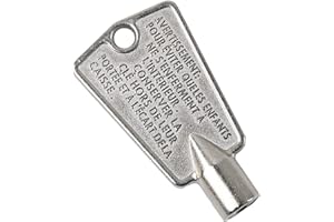 QDISHI 216702900 Freezer Door Key for Frigidaire Kenmore AP4071414 PS2061565 AP2113733 AP4301346 PS1991481 06599905 08037402 12849(Metal)