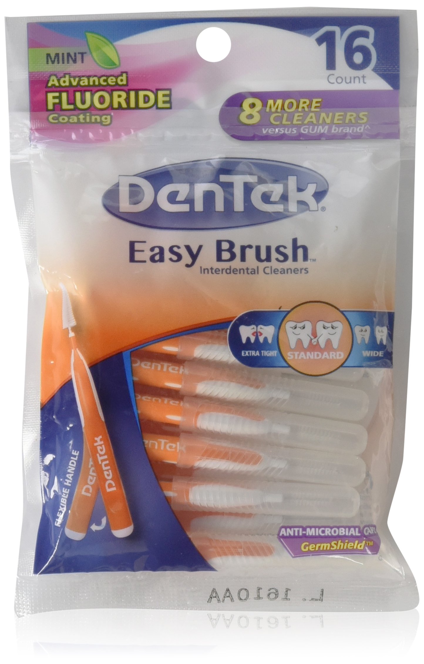 DenTek Easy Brush Interdental Cleaners For Extra Tight Spaces 16Count per pack