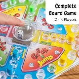 Toyrific Complete Traditional Family Board Game with Pegs and Dice Roller view 4