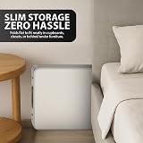 ZENO Folding Table 4FT 1.2M Aluminium Portable with Parasol Hole view 9