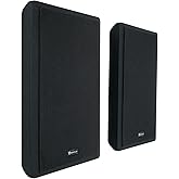 Rockville RockSlim Pair Black 5.25" 240W Home Theater Speakers, 8 Ohm, Slim Wall-Mount Design, Clear Audio, Durable Build, for Home Theater Enthusiasts