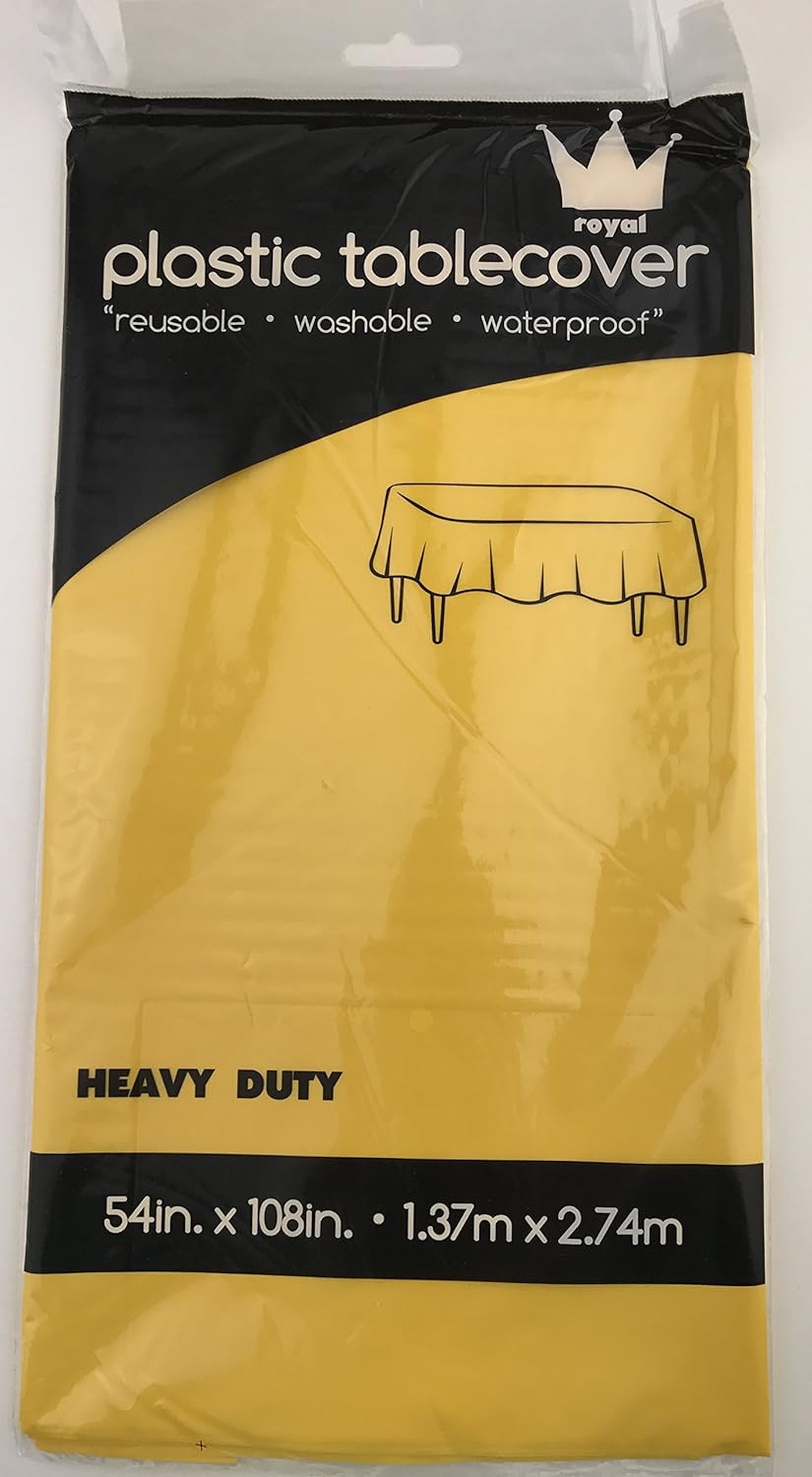 Best dark blue and yellow table cloth