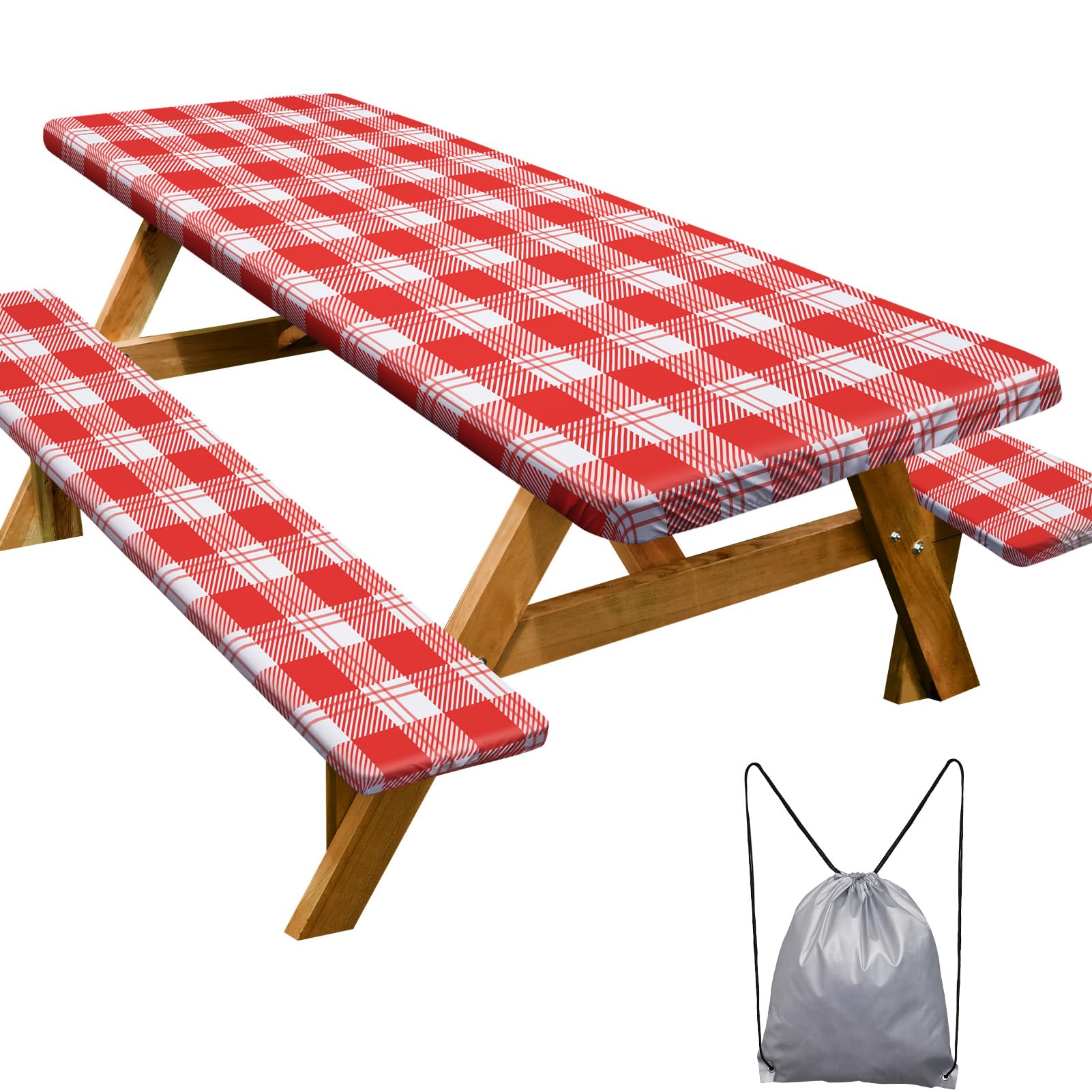 Picnic Table Cover with Bench Covers Camping