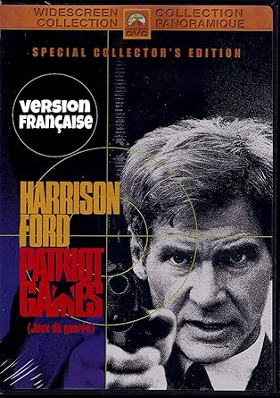 Jeux De Guerre Patriot Games English French 1992 Widescreen Special Collector S Edition Cover Bilingue Amazon Ca Harrison Ford Anne Archer Patrick Bergin Sean Bean Thora Birch Phillip Noyce Dvd