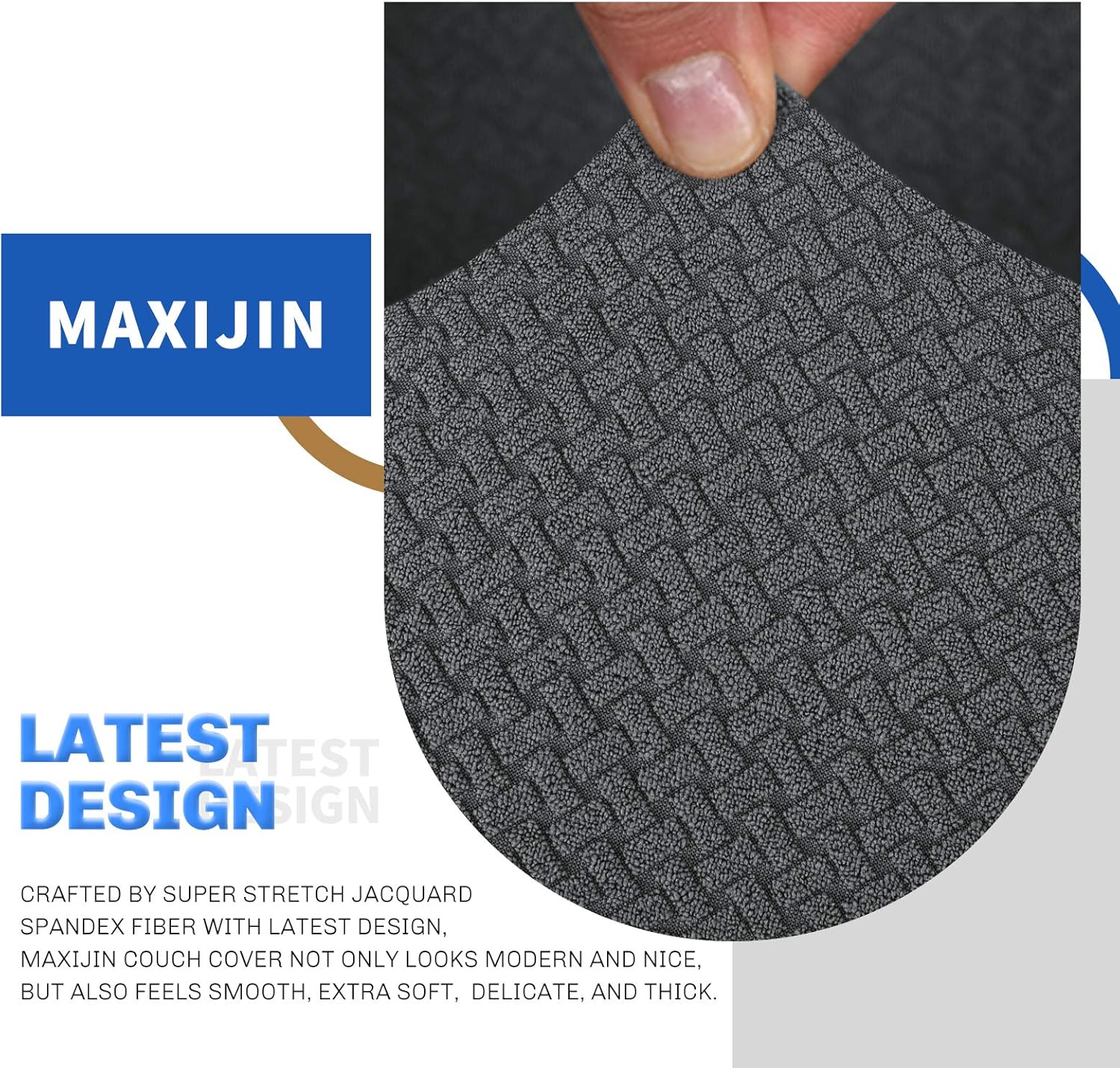MAXIJIN Creative Jacquard Couch Covers for 3 Seater - Image 5