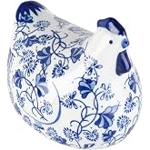 Mikasa Home Accents Ceramic Chicken Figurine 6.5 inch x 5 inch &ndash; Decorative Home Decor Sculpture, Housewarming Gift, Kitchen &amp; Living Room Accent Piece