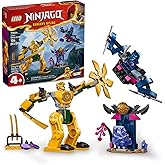 LEGO NINJAGO Arin’s Battle Mech, Ninja Toy Set for Kids with Arin Ninja Minifigure and Katana Sword Accessory, Gift Idea for Boys and Girls Aged 4 Years Old and Up, 71804