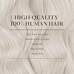 GOO GOO Clip in Hair Extensions Real Human