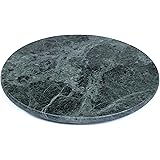 Creative Home Natural Green Marble 8 Inches Round Trivet, Cheese Board, Diameter