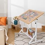 Tektalk Jigsaw Puzzle Table Board with Cover, Height Adjustable Easel, 1500 view 8