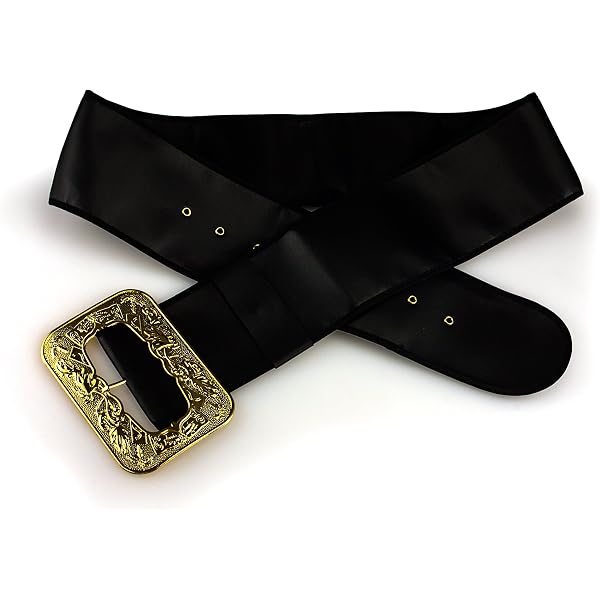 Lot De 10 Ceintures Décoratives Père Noël - Noires Avec Boucle, Accessoires Costume De Noël, Cuir, Pour Fêtes Et événements