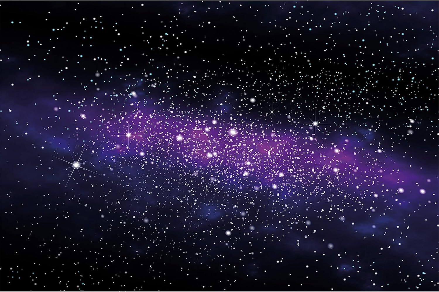 GREAT ART Kid&rsquo;s Room Nursery Mural &ndash; Galaxy Stars&ndash; Wall Picture Decoration Outer Space Sky Universe Cosmos Starry Sky Milky Way Super Nova Wallposter Photoposter