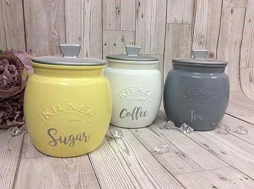 kilner tea coffee and sugar