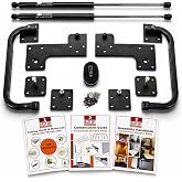 Twin Size Horizontal Murphy Bed Hardware Kit Side-Fold Wall Bed Frame DIY Twin Murphy Bed Kit with Gas Pistons +3 Step-by-Step Guides Made in North America Space-Saving Hideaway Bed