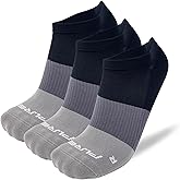Pure Athlete No Show Yoga Grip Socks - Grippy Non Slip Sock with Grips for Women Men Pilates