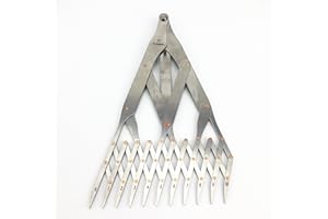 SHANHAITONGWAN 1pc 11 Tooth Leather Craft Belt Strap Hole Quick Mark Equally Space Divider Compass Ruler Tool