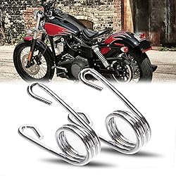 Custom Motorcycle Black Pair 2" Scissor Clip Type