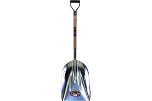 ProYard Aluminum Grain Scoop Shovel with D-Handle