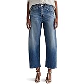 AG Womens Hattie High Rise Crop Barrel