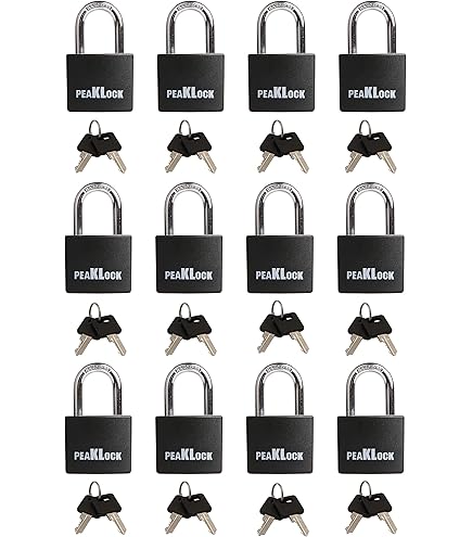 Cadenas Zenex Série 410 - Ensemble De 3, Cadenas De Sécurité, Clés Identiques, Thermoplastique