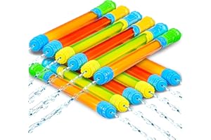 JOYIN 6 Pack Super Water Blaster 16.5'' Summer Water Soaker Swimming Pool Game Beach Sand Water Fight Toys