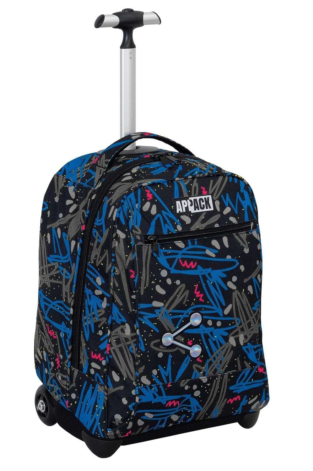 BIG TROLLEY APPACK 2in1 Wheeled Backpack with Disappearing Shoulder