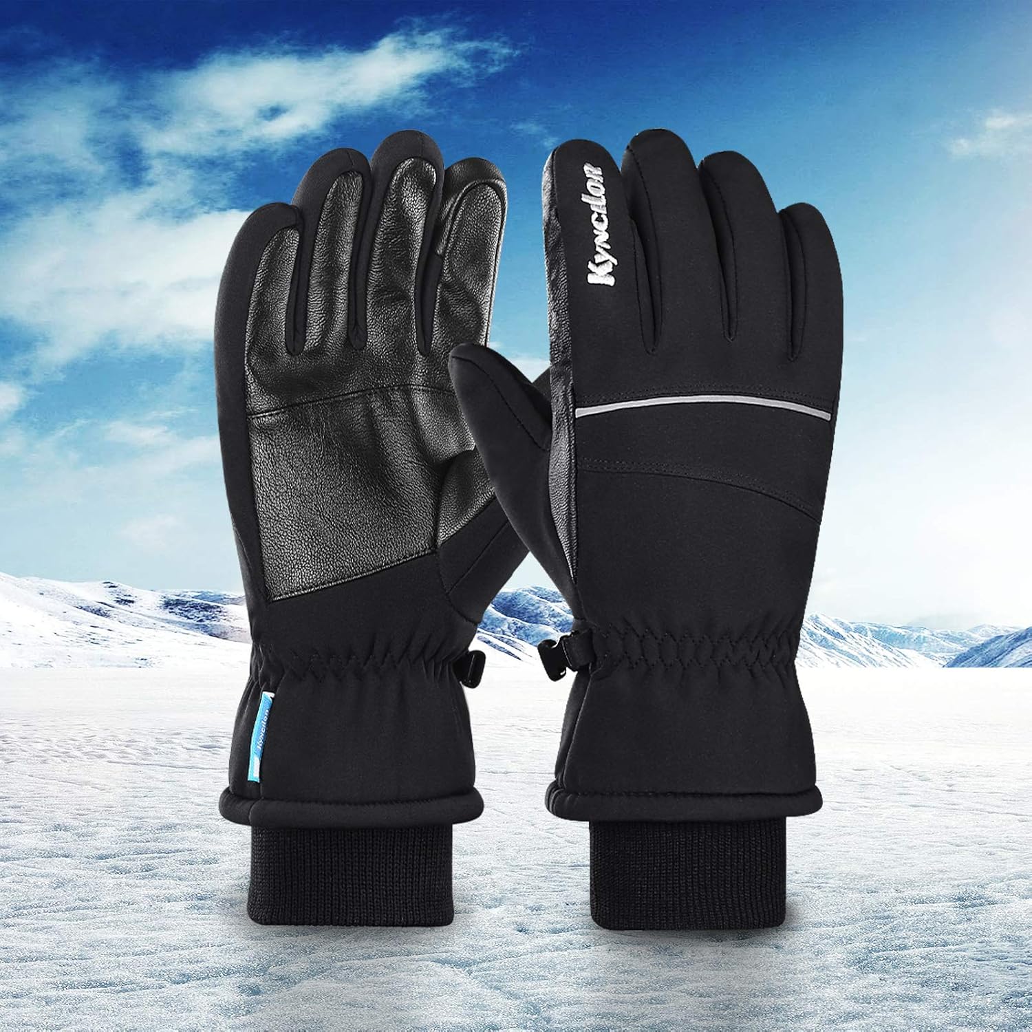 Honorall Winter Warm Gloves Fleece Waterproof Windproof Touchscreen