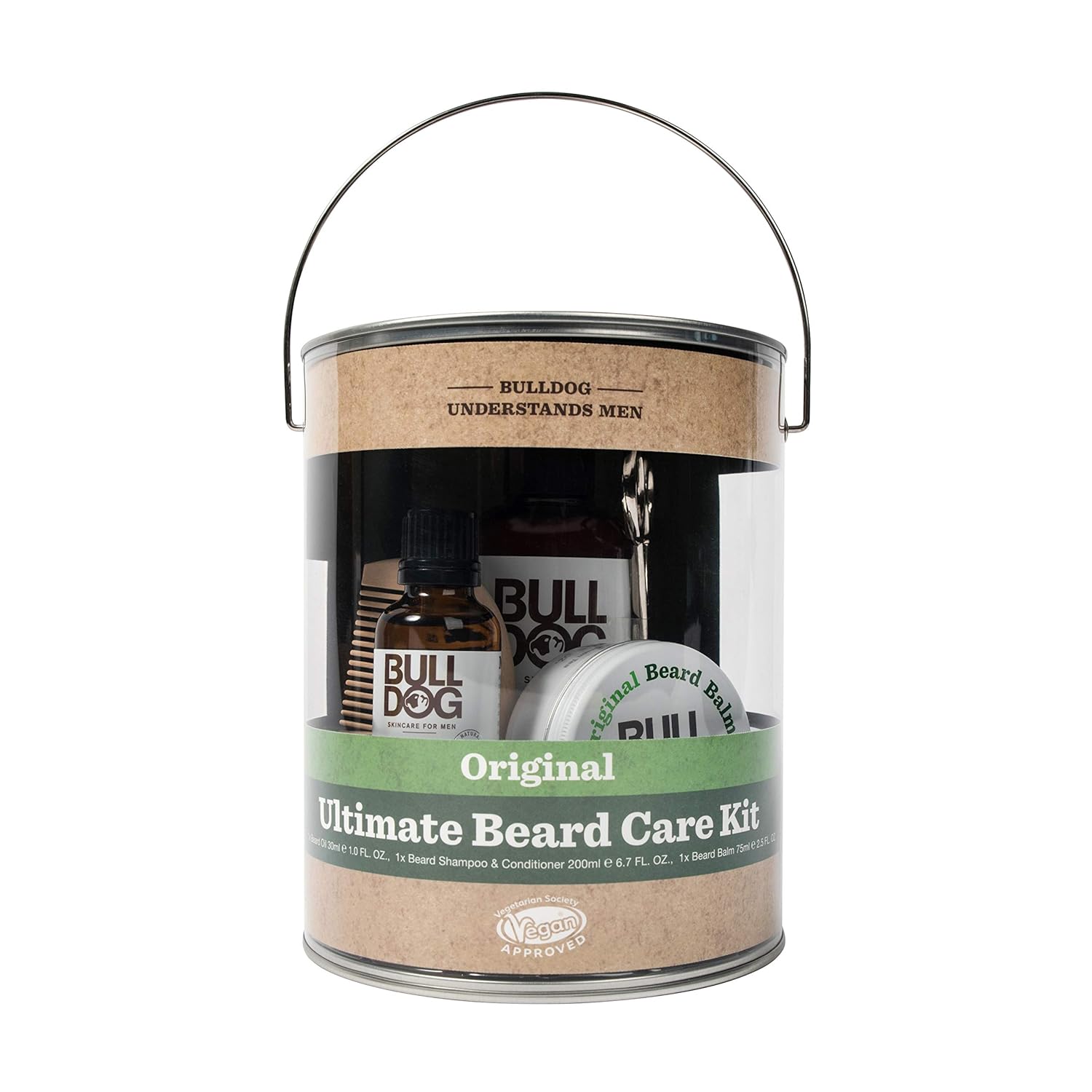 Bulldog Mens Skincare and Grooming Expert Skincare Set Including Shave Gel, Face Wash, Face Scrub & Facial Moisturizer: Beauty