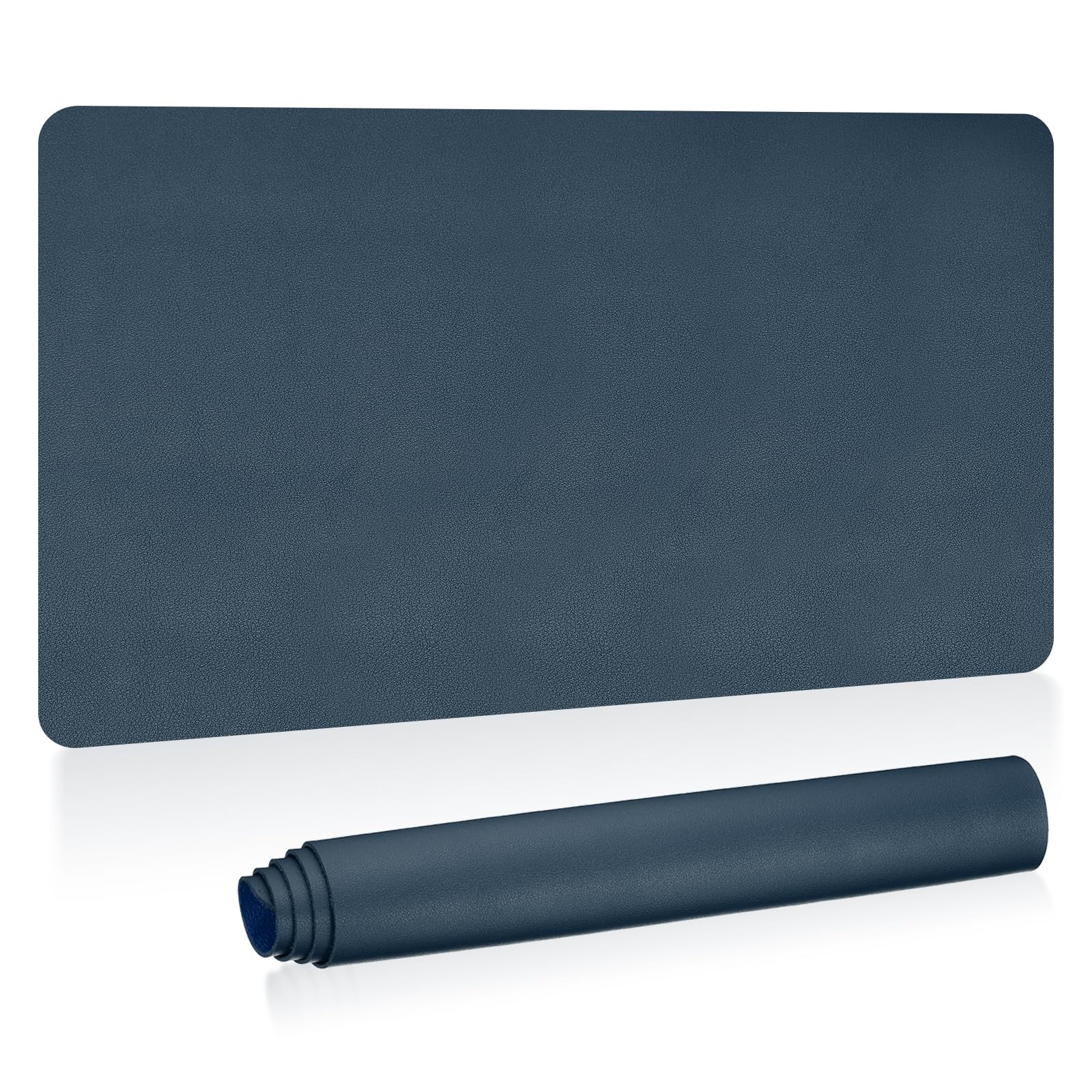 PATIKIL Large Desk Mat, 35"x17", Dark Blue