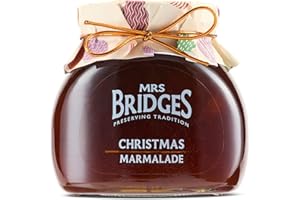 Mrs Bridges Christmas Marmalade, Made in Scotland, 8oz Jar (Pack of 1)