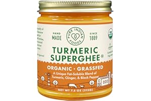 PURE INDIAN FOODS Turmeric Superghee 7.5 oz, Certified Organic