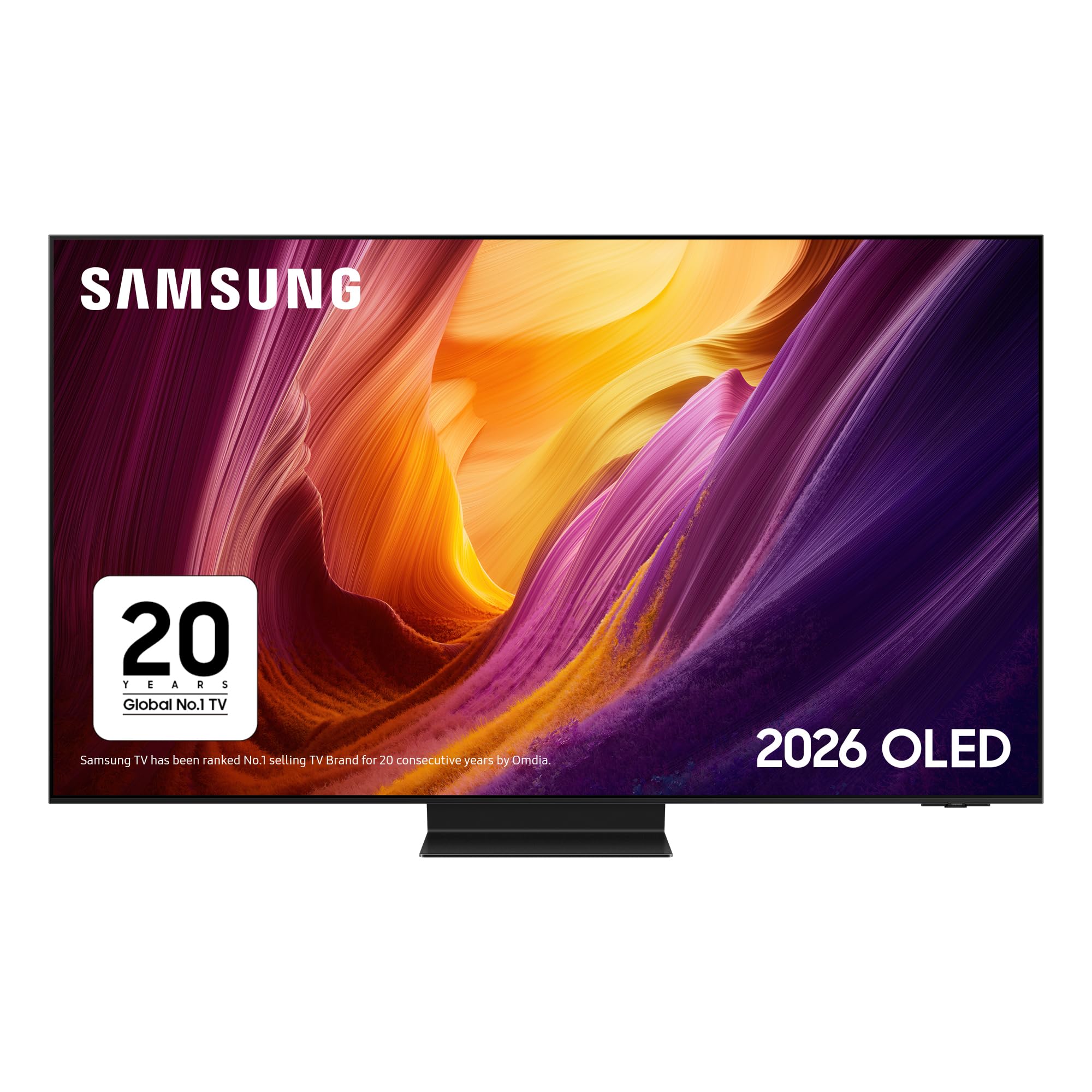 Samsung Smart TV 55-Inch S95H OLED 4K, Glare-Free, HDR 10+, Motion Xcelerator 165Hz, Dolby Atmos, Gaming Hub, FreeSync Premium Pro, G-Sync, Voice Control with AI(VAC), Alexa Built-in [2026]