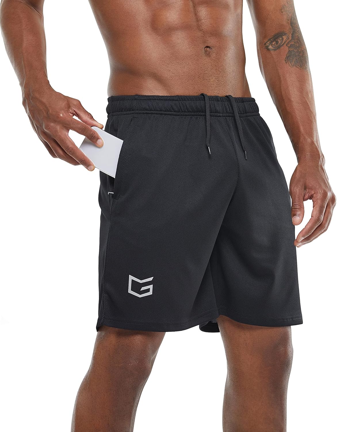 G Gradual Men's 7" Workout Running Shorts Quick Dry Lightweight Gym