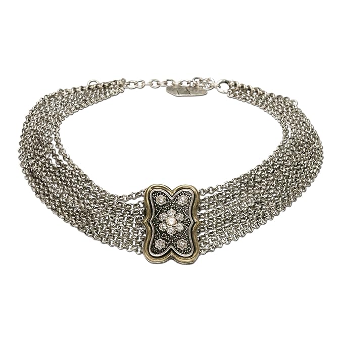 Heimatflüstern Trachtenschmuck * Trachtenkette Tradition * Damen Dirndlkette * Trachten-Collier Kropfkette * Oktoberfest Dirn