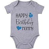 SproutJoy Happy Birthday Mommy Baby Bodysuit Happy Birthday Mommy Baby Outfit