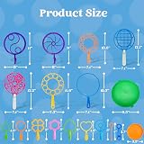 JOYIN 24Pcs Big Outdoor Bubble Wands Set 53cm Giant Bubble Makers with Tray view 6
